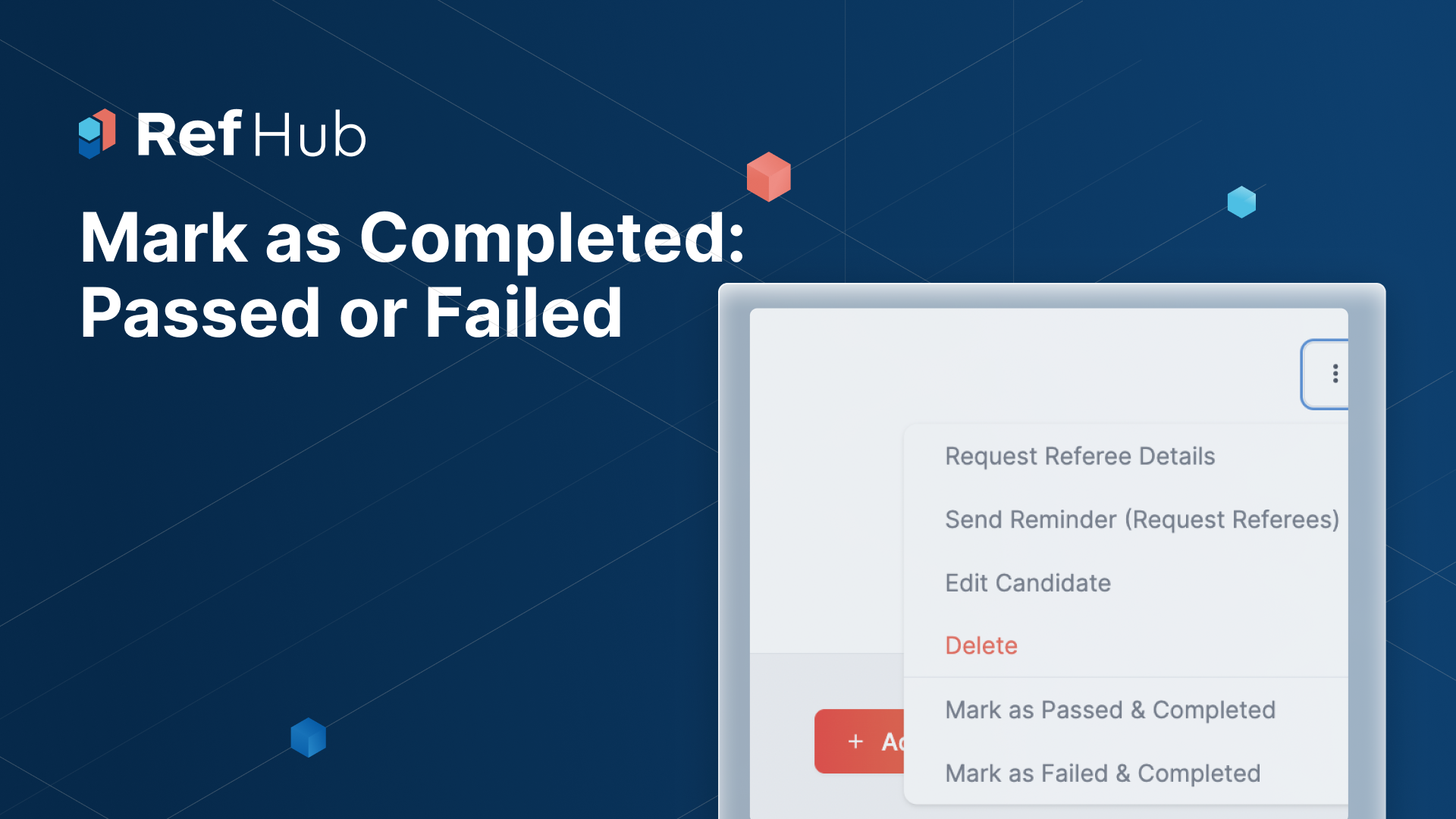 Mark As Completed Passed Or Failed Ref Hub Academy